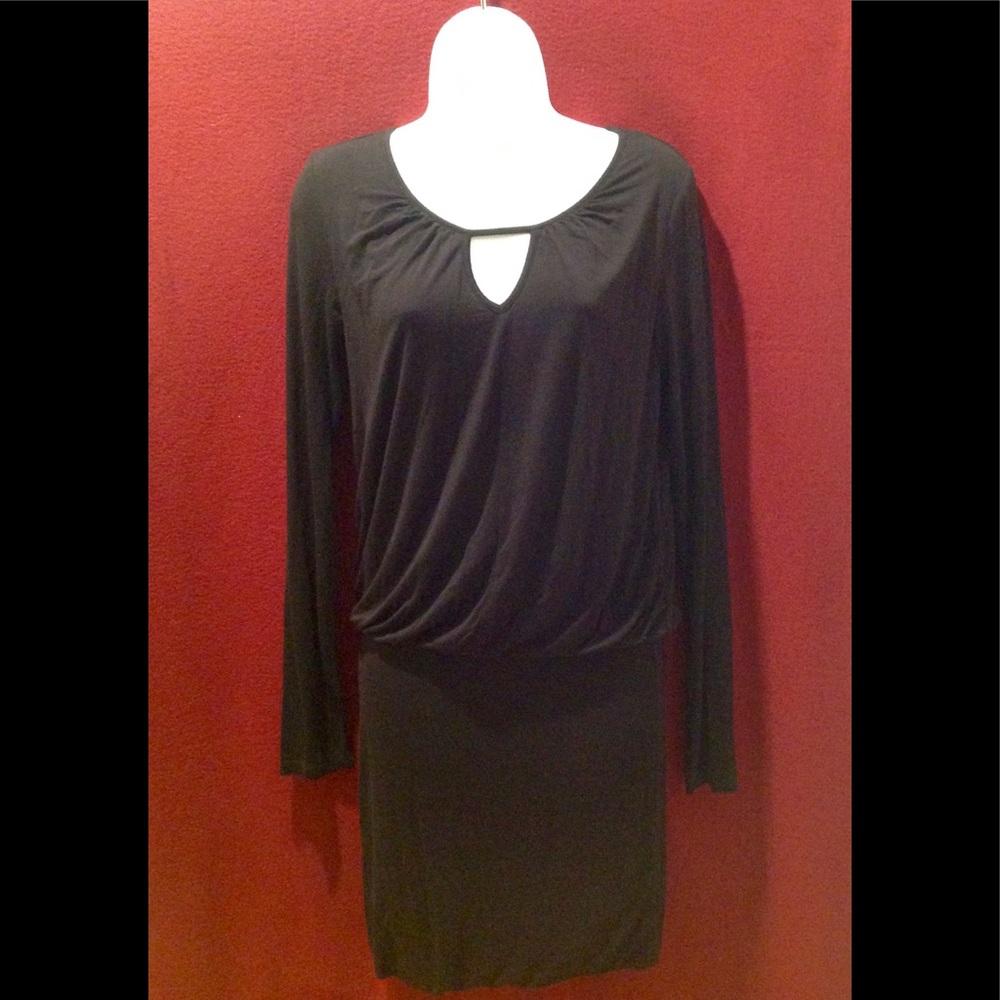 👗BAR III - Bloused top, fitted skirt dress